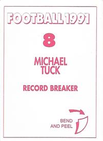 1991 Select AFL Stickers #8 Michael Tuck Back